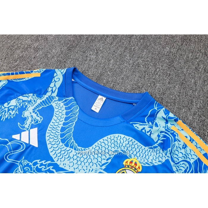 Chandal del Real Madrid Dragon Manga Corta 2024-2025 Azul - Pantalon Corto